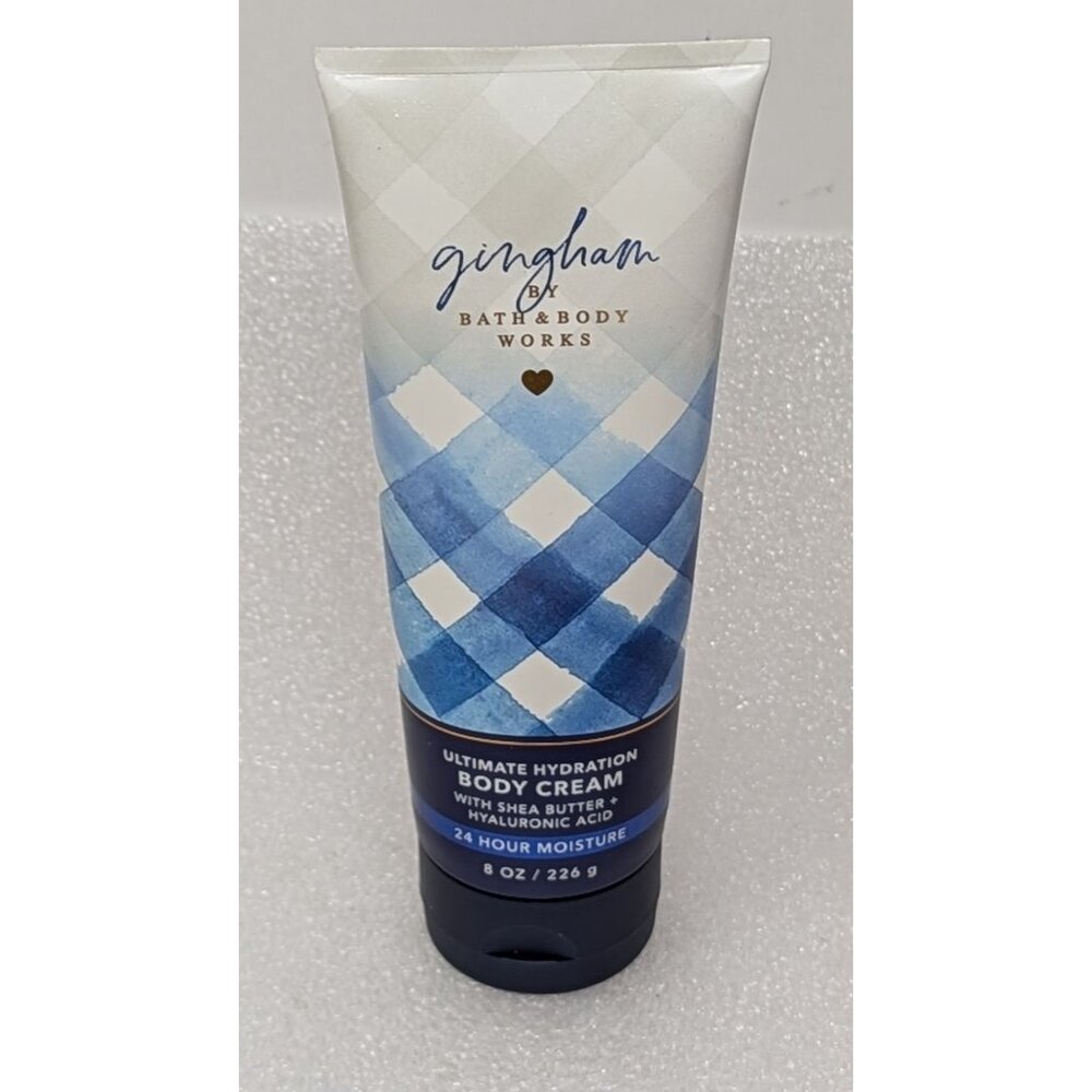 Bath & Body Works Gingham Ultimate Hydration Body Cream 8 Oz  24 Hour Moisture